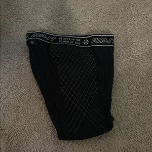 RIP-IT Black Sliding Shorts